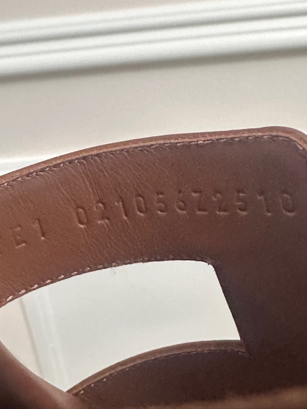 Hermès Oran Sandals – Brown Leather | Size 38 | Full Set | BNIB - Picture 11 of 12